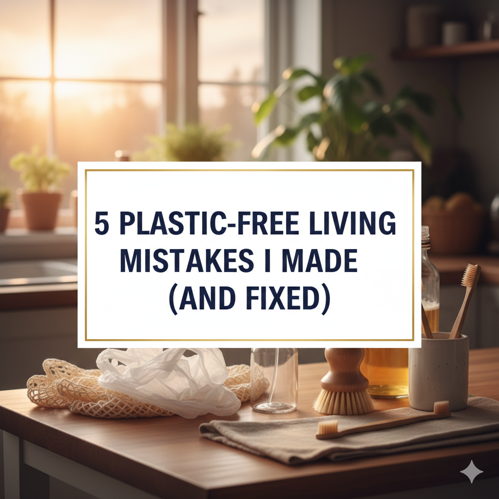 5 Plastic-Free Living Mistakes I Made (and Fixed)