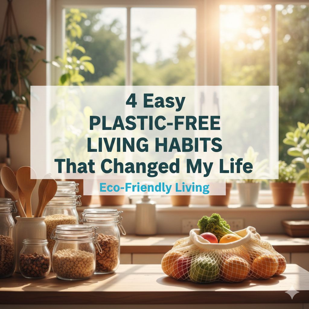 4 Easy Plastic-Free Living Habits That Changed My Life