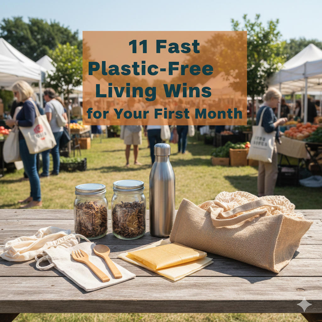 11 Fast Plastic-Free Living Wins for Your First Month