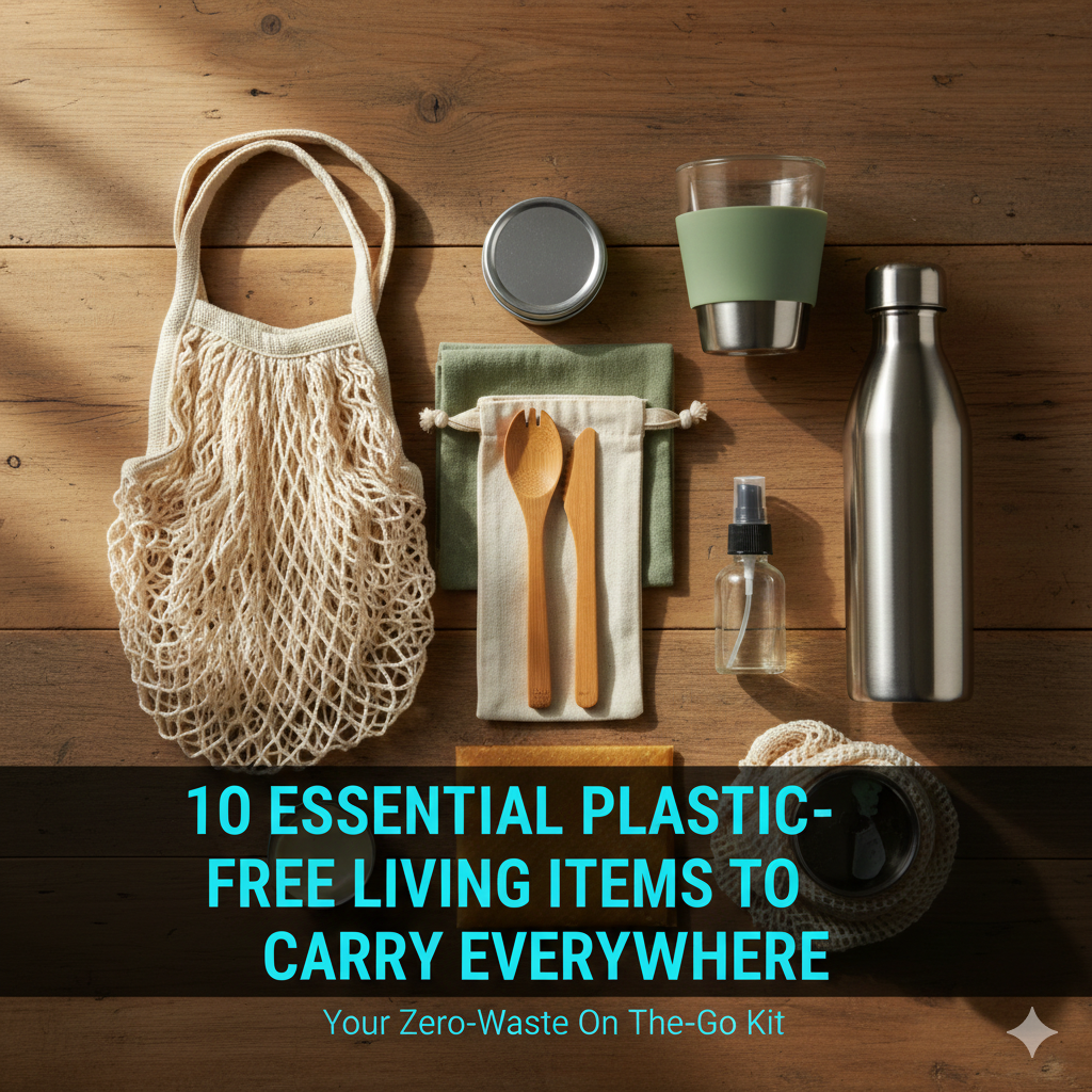 10 Essential Plastic-Free Living Items to Carry Everywhere