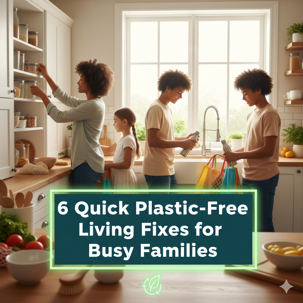 6 Quick Plastic-Free Living Fixes for Busy Families