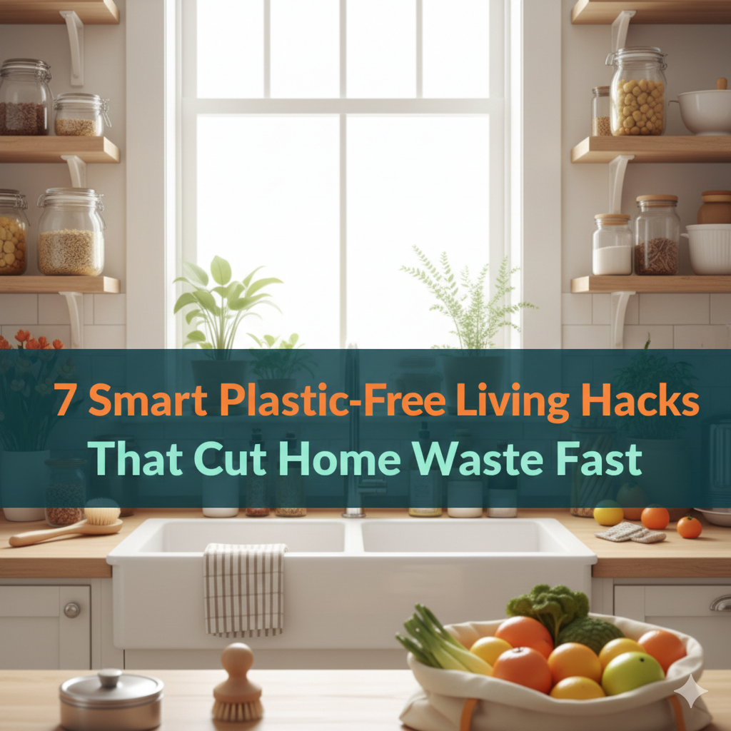 7 Smart Plastic-Free Living Hacks That Cut Home Waste Fast