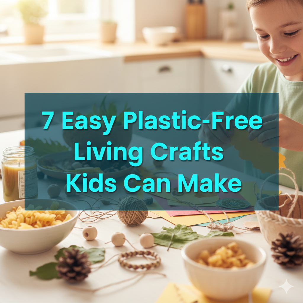 7 Easy Plastic-Free Living Crafts Kids Can Make