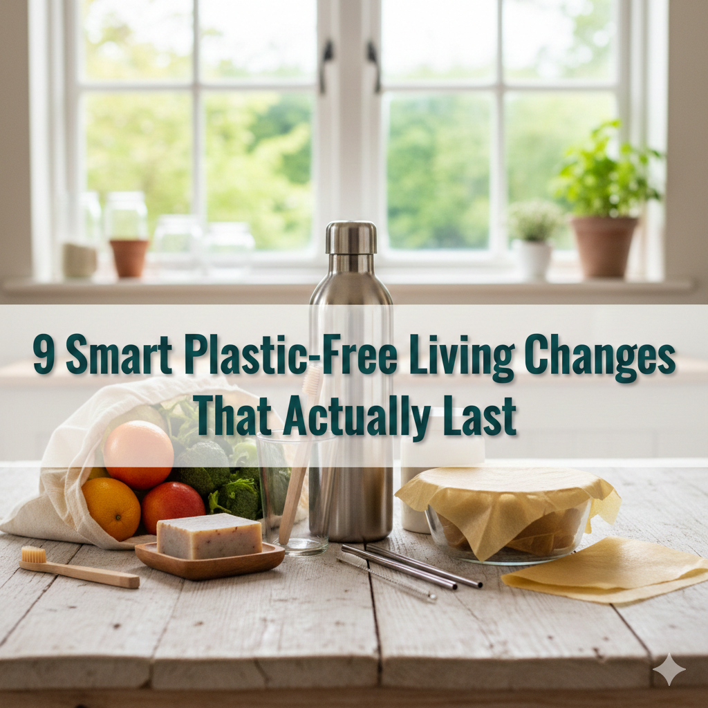 9 Smart Plastic-Free Living Changes That Actually Last