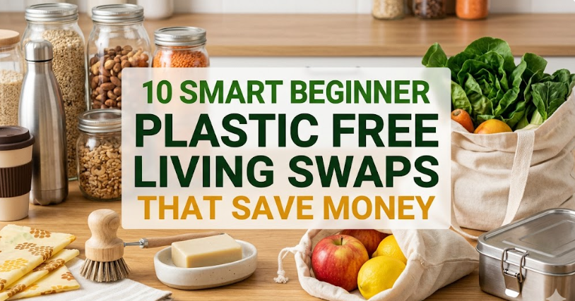 10 Smart Beginner Plastic Free Living Swaps That Save Money