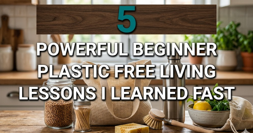 5 Powerful Beginner Plastic Free Living Lessons I Learned Fast