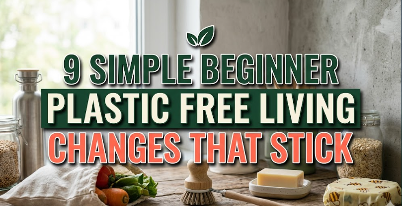 9 Simple Beginner Plastic Free Living Changes That Stick