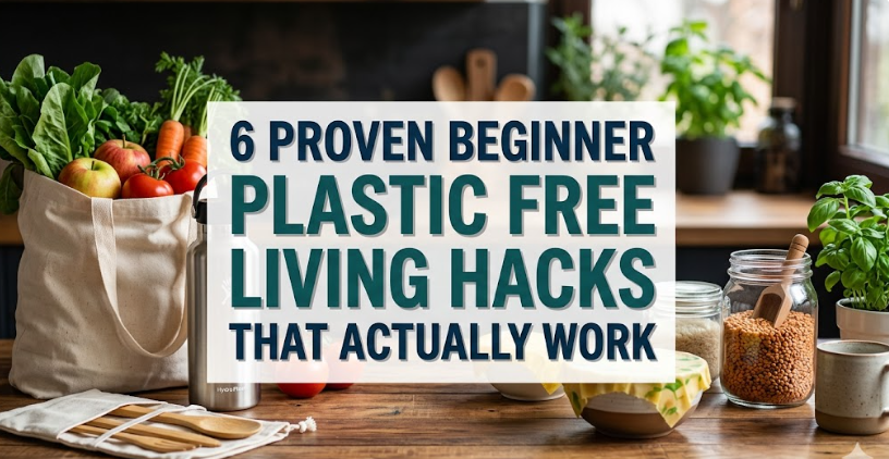 6 Proven Beginner Plastic Free Living Hacks That Actually Work
