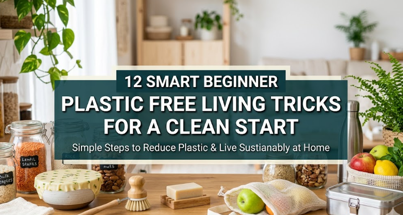 12 Smart Beginner Plastic Free Living Tricks for a Clean Start