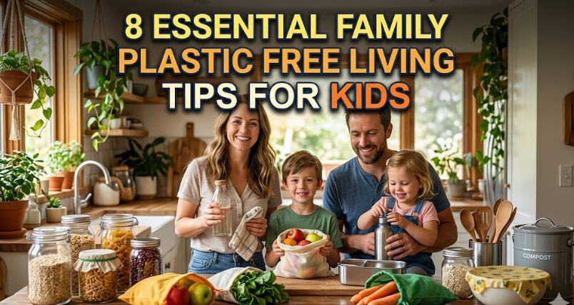 8 Essential Family Plastic Free Living Tips for Kids