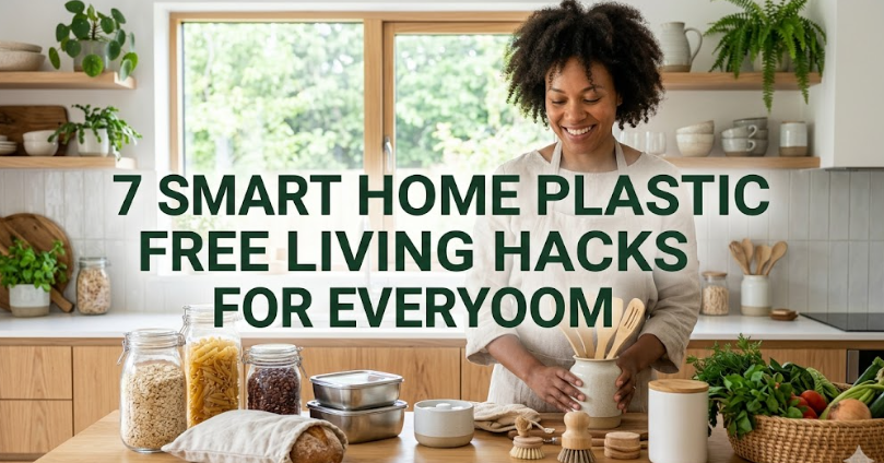 7 Smart Home Plastic Free Living Hacks for Every Room