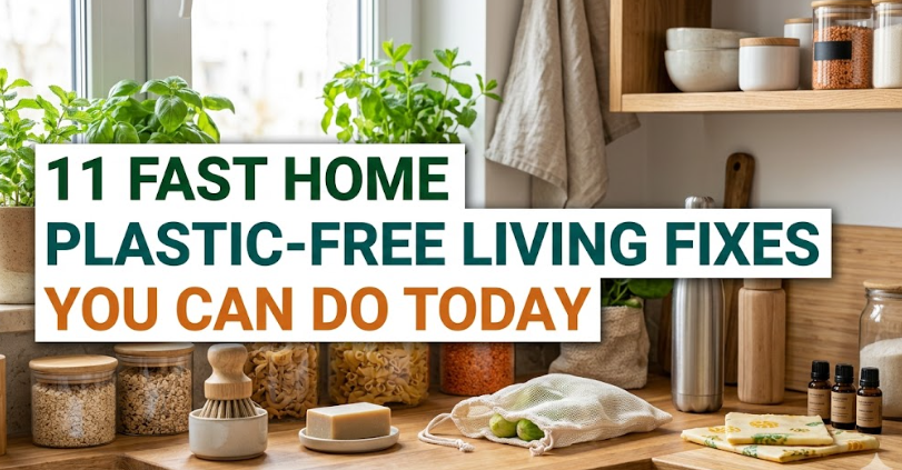 11 Fast Home Plastic Free Living Fixes You Can Do Today