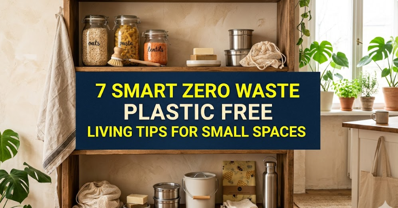 7 Smart Zero Waste Plastic Free Living Tips for Small Spaces