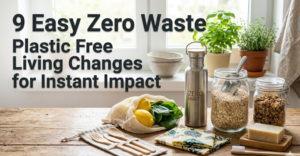 9 Easy Zero Waste Plastic Free Living Changes for Instant Impact