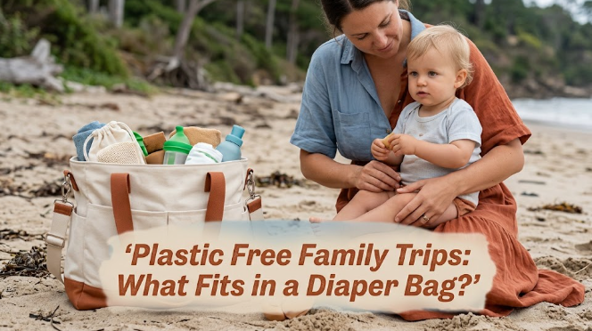 Plastic Free Family Trips: What Fits in a Diaper Bag?