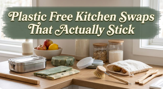 Plastic Free Kitchen Swaps That Actually Stick