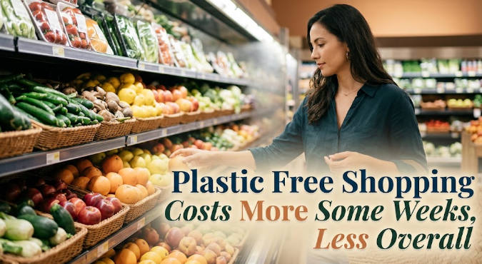 Plastic Free Shopping Costs More Some Weeks, Less Overall