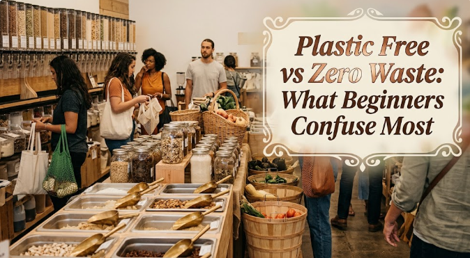 Plastic Free vs Zero Waste: What Beginners Confuse Most