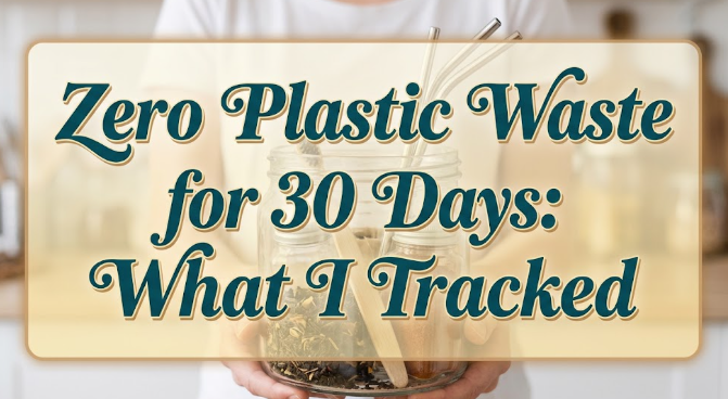 Zero Plastic Waste for 30 Days: What I Tracked