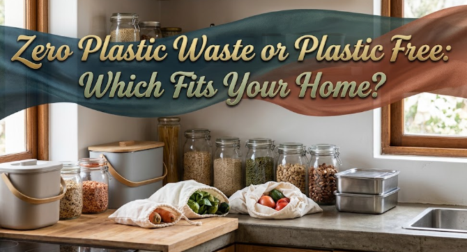 Zero Plastic Waste or Plastic Free: Which Fits Your Home?
