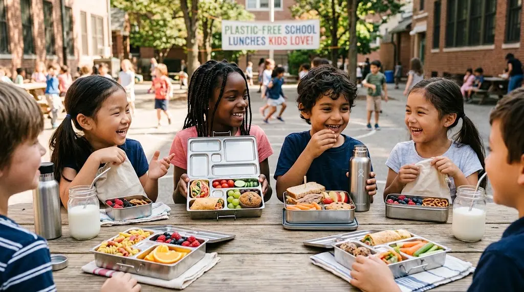 Plastic Free School Lunches Kids Will Not Trade Away