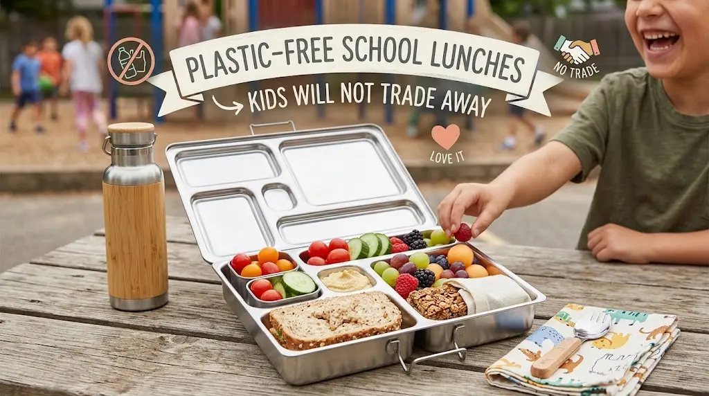 Plastic Free School Lunches Kids Will Not Trade Away
